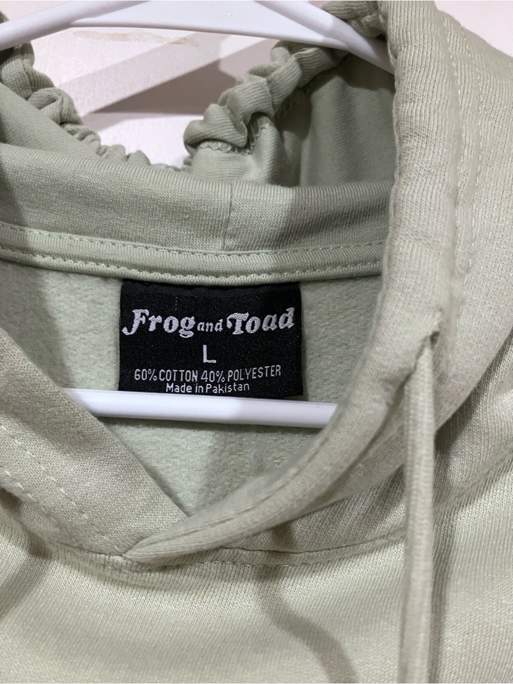 Frog And Toad Sage Green Graphic Hoodie Sweatshirt Large Bookish Cottagecore⁠ - Picture 4 of 7